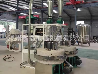 单台石磨面粉机 小型玉米磨面机商用全自动磨粉机图2