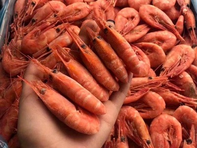 渔王 国王加拿大甜虾北极虾5斤冷冻深海海虾甜虾冰虾水产海鲜批发图2