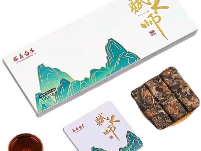 爆品推荐 福鼎白茶2014贡眉老白茶小方片饼干茶条装礼盒 直播代发图5