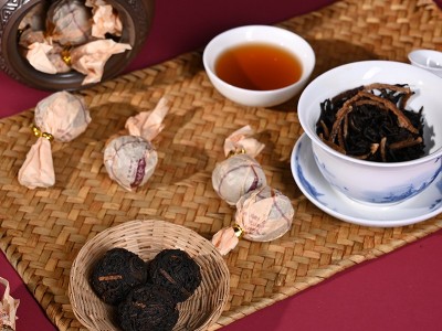 新会陈皮小龙珠批发陈皮普洱龙珠茶小龙珠白茶毛健茶红茶厂家加工图5