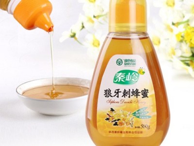 绿色食品秦岭深山生态狼牙刺蜂蜜500g成熟真蜂蜜批发量大价格优惠图2