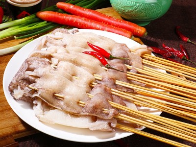 铁板鱿鱼串烧烤食材油炸半成品冷冻鱿鱼串50g*100支【厂家批发】图3