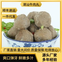 手打潮汕牛肉丸牛筋丸火锅食材麻辣烫烧烤速冻食品商用批发