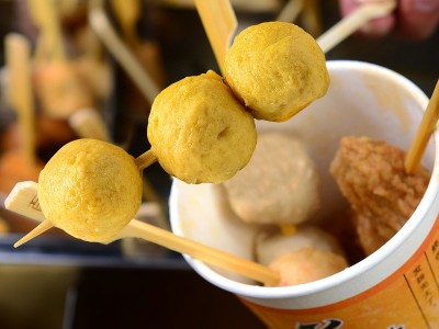 咖喱鱼丸360g一袋10串关东煮食材串串香麻辣烫连锁便利店食材供应图2