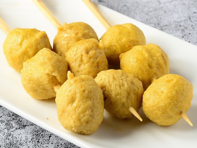 咖喱鱼丸360g一袋10串关东煮食材串串香麻辣烫连锁便利店食材供应图4