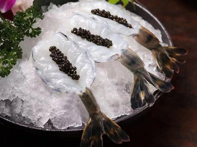 融好国产黑虎虾8g*20只 寿司料理虎虾 开背小虎虾寿司刺身拼盘虾图4