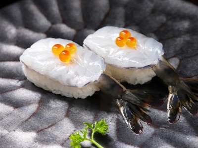 融好国产黑虎虾8g*20只 寿司料理虎虾 开背小虎虾寿司刺身拼盘虾图3