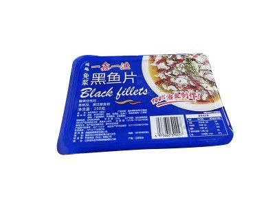 一鑫一渔免浆黑鱼片冷冻海鲜水产半成品免浆火锅饭店酒店食材250g图4