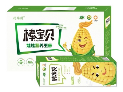 中国玉米之乡公主岭厂家直供德乐圆棒宝贝玉米120g*8棒白糯小玉米图2