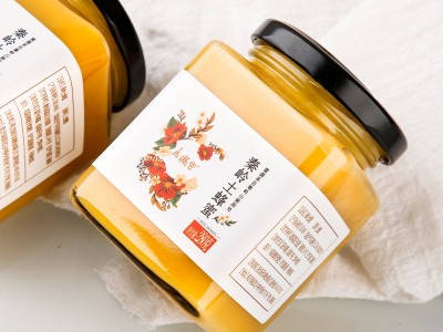 波美度42凝固蜂糖采秦岭自然野花封盖成熟真正深山自然结晶土蜂蜜图3