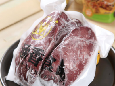 厂家直供鹅肝鲜嫩冷冻解冻即食鹅肝法式朗德蓝莓红酒鹅肝真空包装图2