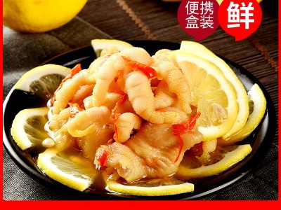 厂家直供200g凤爪网红直播休闲肉类零食酸辣无骨鸡爪一件代发图4