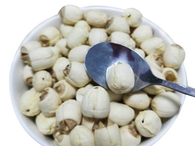 新货莲子干货 广昌白莲子 500g通芯白莲图5