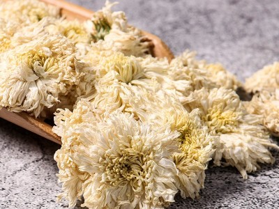 广誉美黄山贡菊散装菊花茶批发七月菊白菊产地货源罐装30克白菊花图3
