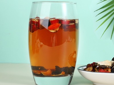 人参五宝茶源头工厂代用养生茶桑葚枸杞大枣茶盒装150克五宝茶图4