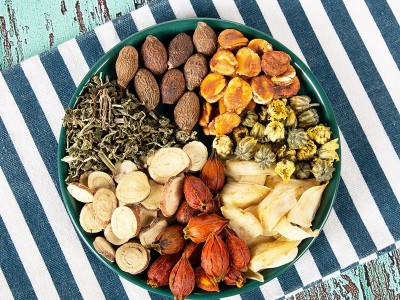 胖大海菊花茶金银花茶组合茶240g熬夜清凉一件代发养生花茶图3