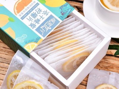 柠檬片 冻干柠檬片独立包装 花茶水果茶柠檬片 茶包柠檬茶 袋泡茶图3