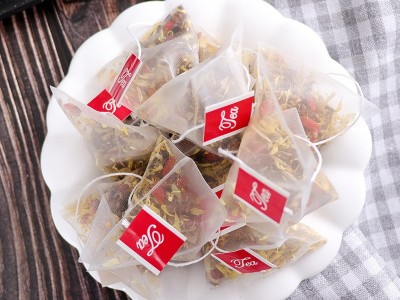 菊花决明子茶牛蒡根桂花组合三角包袋泡茶枸杞菊花茶一件加工图2
