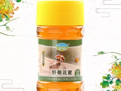 中华蜂蜜 野菊花蜜500g瓶装厂家直销 可散装批发图1