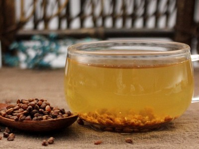鸿恩堂 黑苦荞茶 罐装500g 全株苦荞饭店酒店茶 一件代发图3