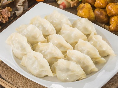积福树松茸时蔬饺子营养素食速冻水饺早餐食品素馅水饺工厂直供图3