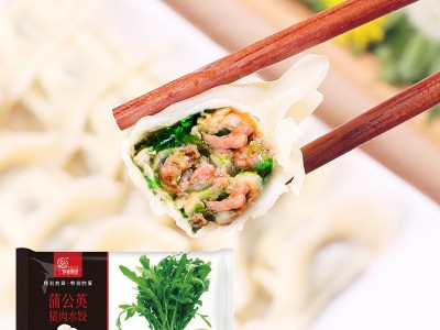 单身槐花鸡蛋水饺蒲公英鸡蛋蒲公英猪肉三种口味懒人速食食品图2