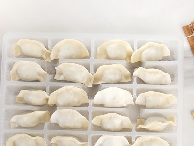 批发深海小海带净素水饺纯植物食材冷冻食品批发早餐方便速冻饺子图4