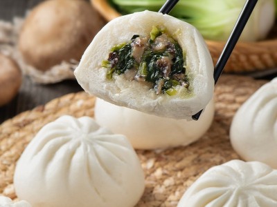净素菜包馒头包子商用半成品懒人早点早餐速食食品营养包点素菜包图4