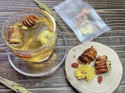 花茶 罗汉果菊花茶 罗汉果 桂花 桂花茶 养生袋泡茶代加工图2