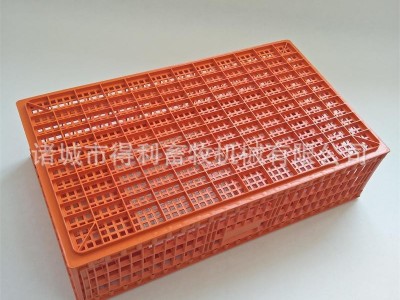加大塑料鸡笼子 装鸡塑料筐 大鸡周转笼 鸡鸭鹅运输笼优惠批发图4