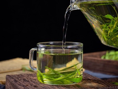 竹叶青茶叶罐装40g淡竹叶茶批发 早春特级明前春茶亳州竹叶茶图4