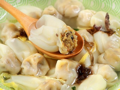 150g虾仁猪肉小馄饨三鲜云吞宝宝速冻早餐食品荠菜猪肉小馄饨抄手图2