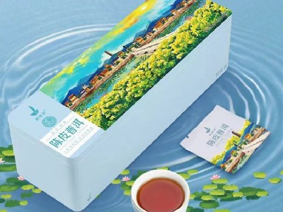 柑柑好陈皮普洱 新会陈皮云南普洱小青柑普洱茶饼150克装礼盒茶图2
