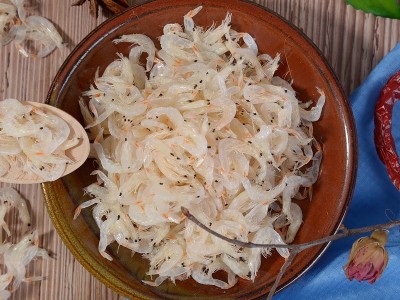 外婆桥 淡干虾皮熟虾皮虾米补钙海鲜干货海产品100g/罐 批发代发图2