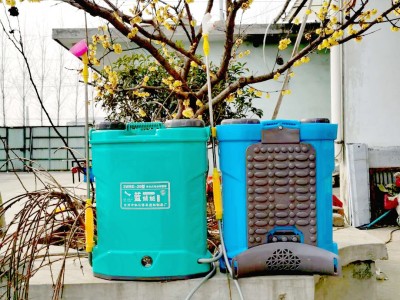 厂家直销农用背负式可拆卸电动喷雾器 植保消毒铅酸锂电打药机图3