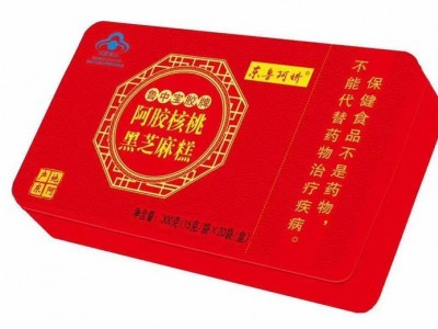 东鲁阿娇鲁中宝胶牌阿胶核桃黑芝麻糕原厂现货批发开袋即食送礼佳图3