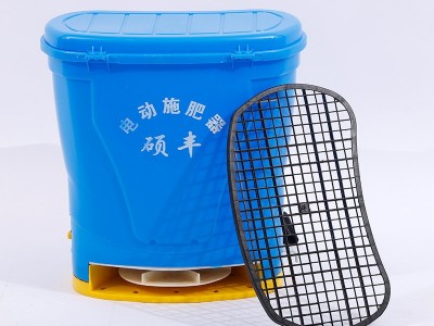 厂家直销播撒机电动施肥器鱼塘撒饵机电动撒肥器调速颗粒施肥器图3