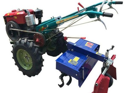 15马力电启动手扶拖拉机 拖斗运输型手扶车 多功能田园管理机图5