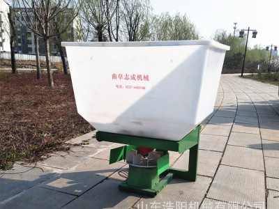 批发150W车载式电动撒肥机 拖拉机前置施肥工具 颗粒化肥抛撒机图2