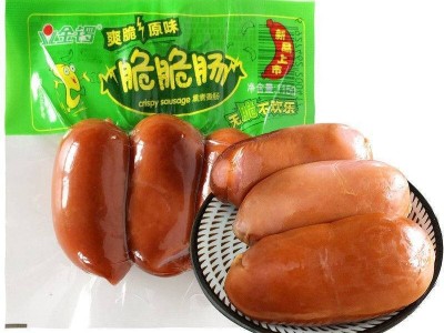金锣脆脆肠批发整箱香辣脆脆肠火腿肠批发价一口肠烤肠115g/1包邮图5