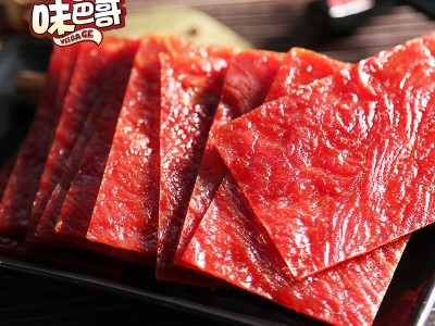 江苏味巴哥靖江特产500g克传猪肉脯猪肉铺干休闲零食品小吃图3