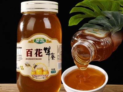 皇宫1000g土蜂蜜批发瓶装百花蜜洋槐枣花蜜椴树蜂蜜图2