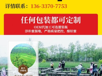 500g瓶装农家自产土蜂蜜百花蜜洋槐枣花年会礼品伴手礼纯蜂蜜批发图4