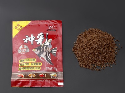 七彩神仙鱼饲料观赏鱼金鱼饲料小金鱼锦鲤上浮小颗粒饲料厂家批发图4