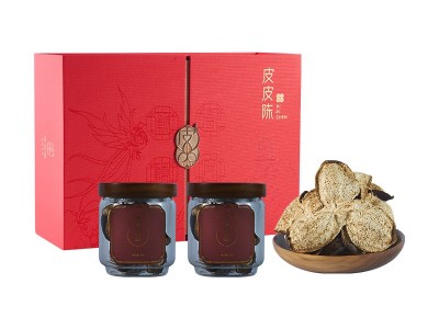 25g新会老皮陈皮和养陈皮礼盒装6年陈皮茶生晒老陈皮干泡茶皮皮陈图5