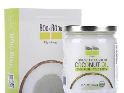 BOONBOON泰国物理初榨冷榨椰子油500ml食用油椰子油图4