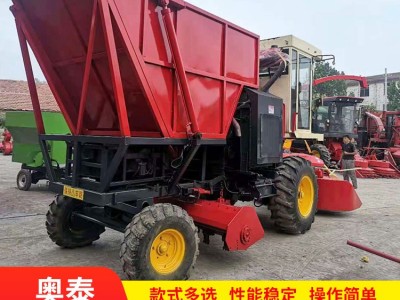 轮式圆盘青储机玉米秸秆粉碎青储机秸秆粉碎青饲料收割机图3