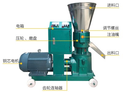 饲料颗粒机小型家用全自动机器膨化颗粒养殖设备大型造粒自制粒机图4