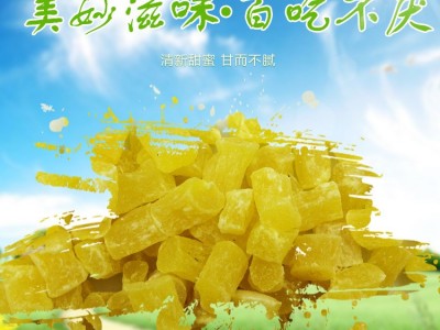 厂家直供散装蜜饯果脯 量大从优 烘焙菠萝粒散装 休闲食品图2