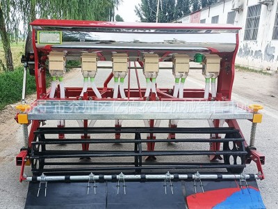 小麦播种机双排线无极变速小麦水稻播种机四轮车配套六行精播种机图4